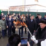 ЖЕТІСАЙДАҒЫ АУЫЛҒА ГАЗ БЕРІЛДІ